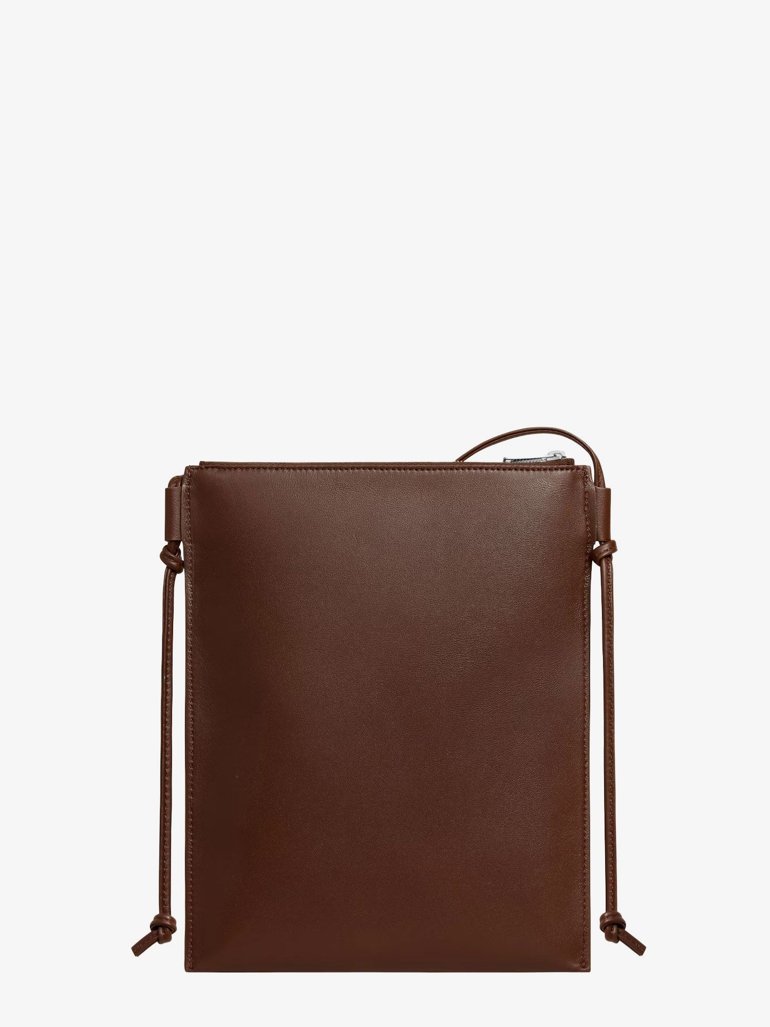 Celine Unisex Sharp Leather Crossbody Bag With Logo On The Front
