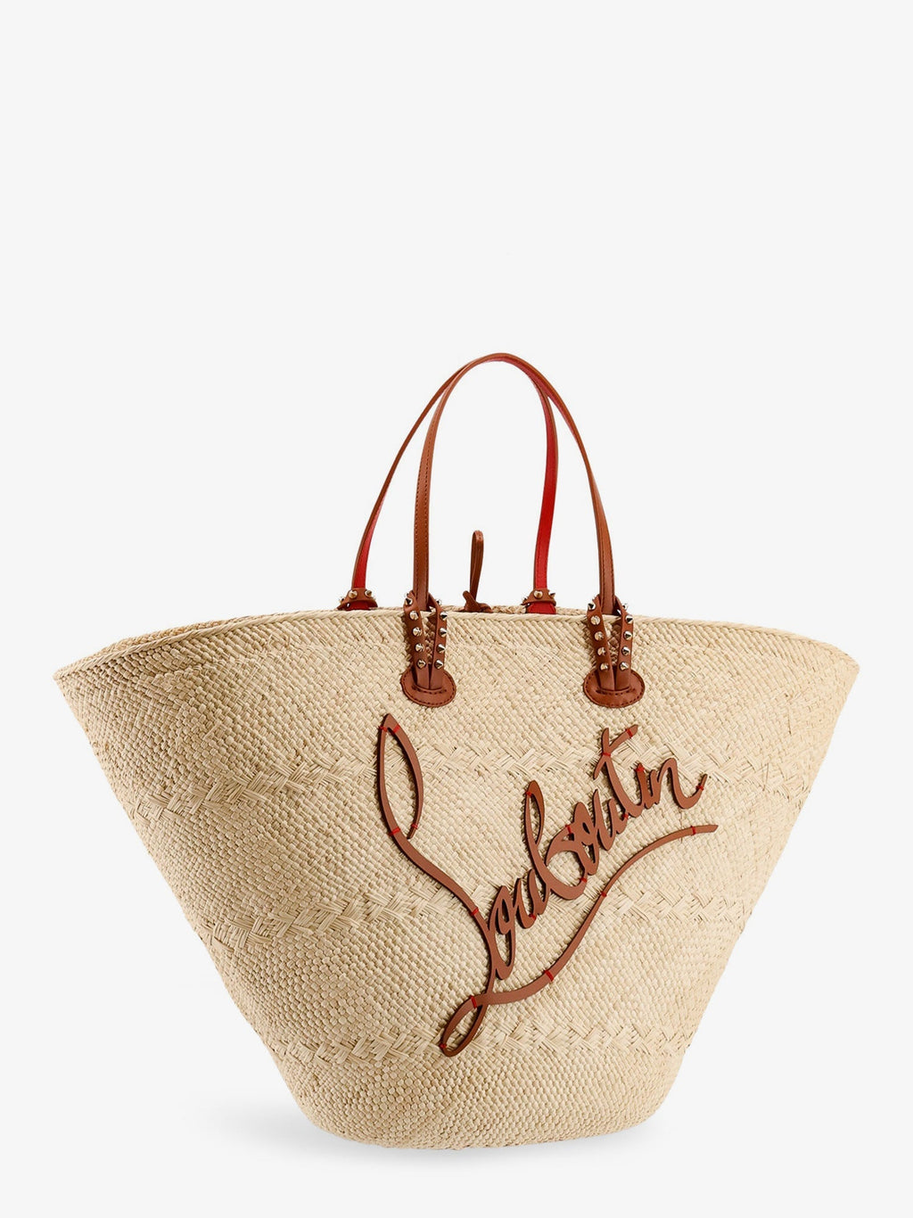 Christian Louboutin Women Cabata Large Raffia Shoulder Bag