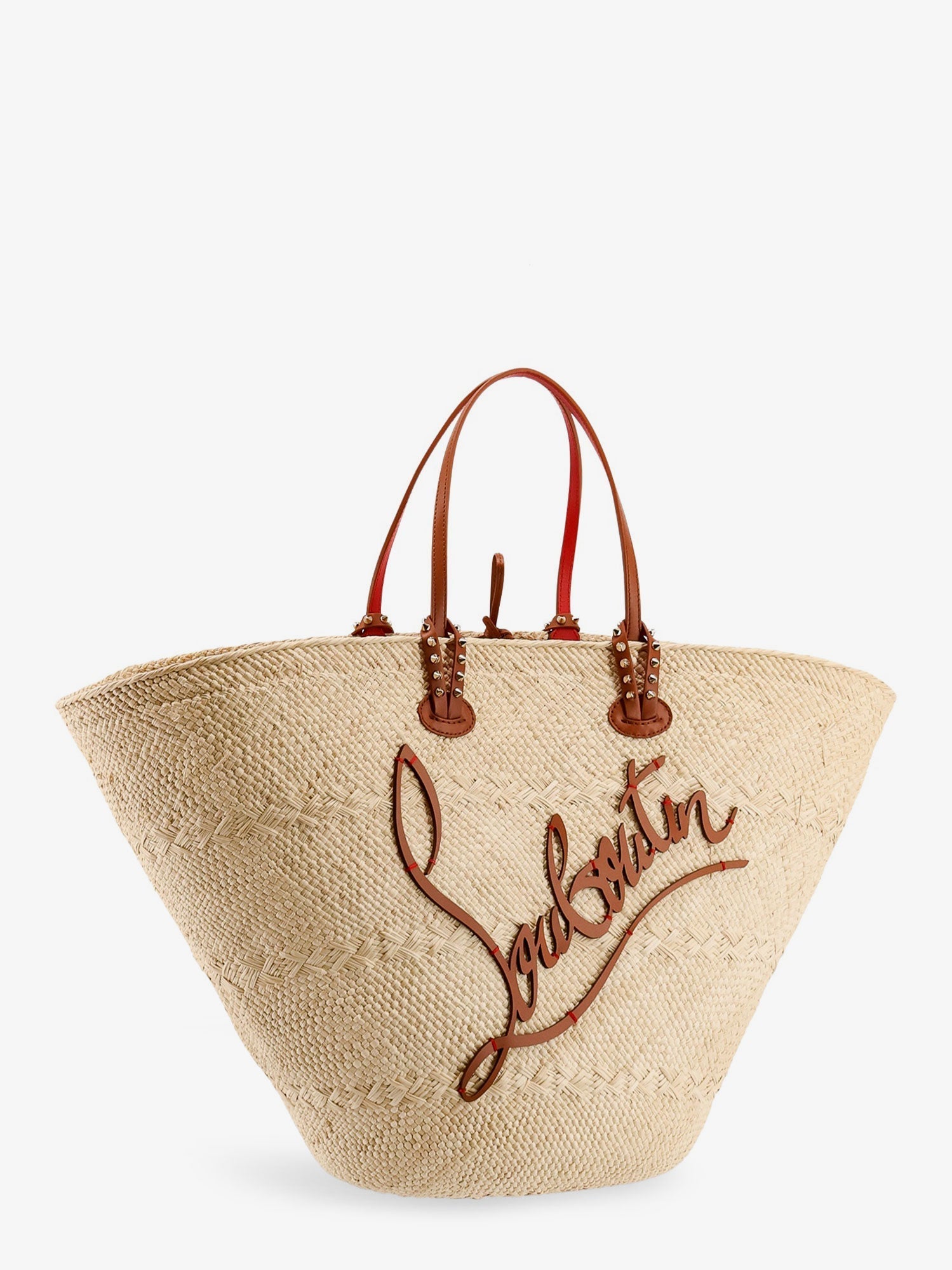 Christian Louboutin Women Cabata Large Raffia Shoulder Bag