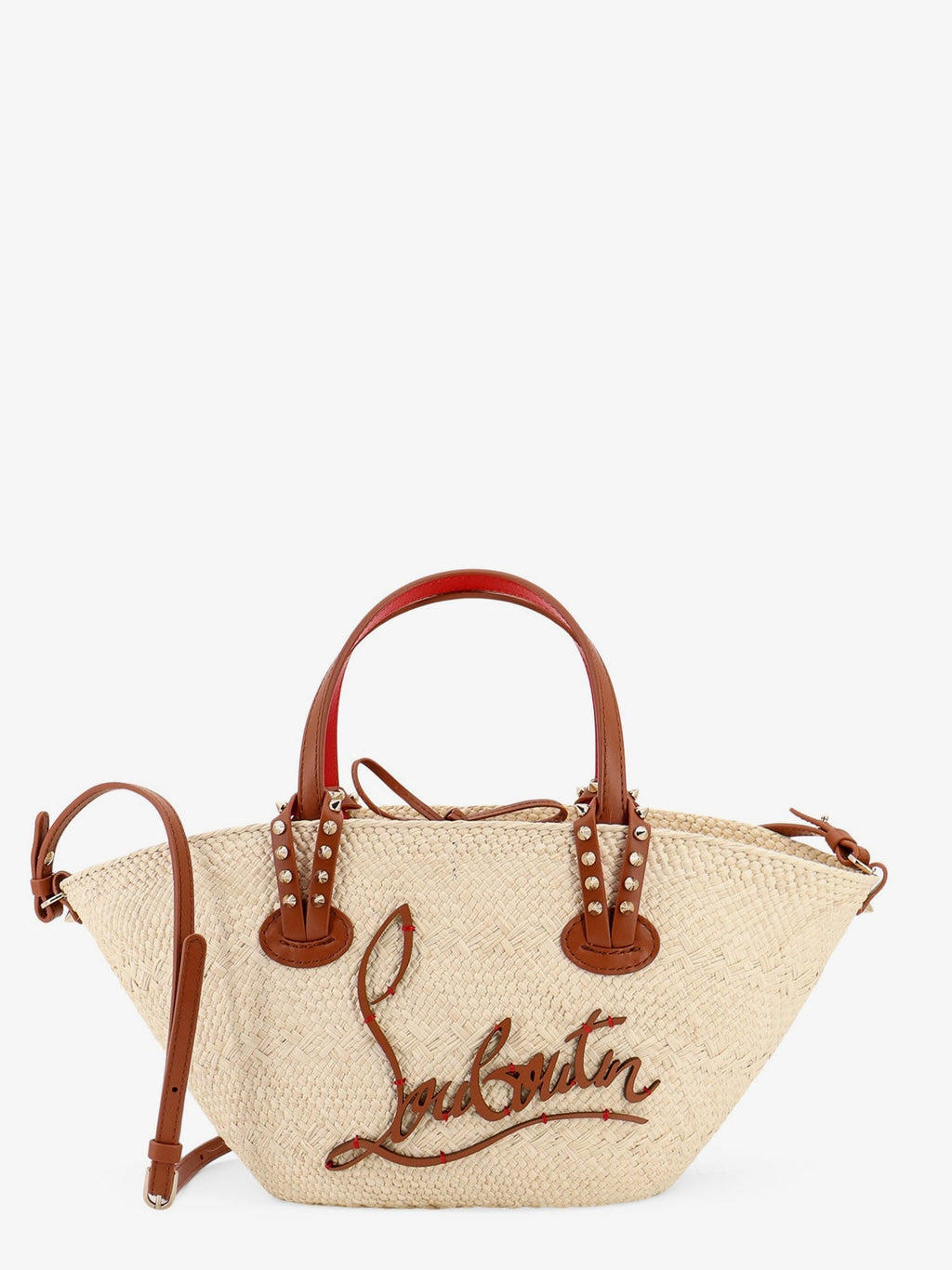 Christian Louboutin Women Cabata Raffia Handbag
