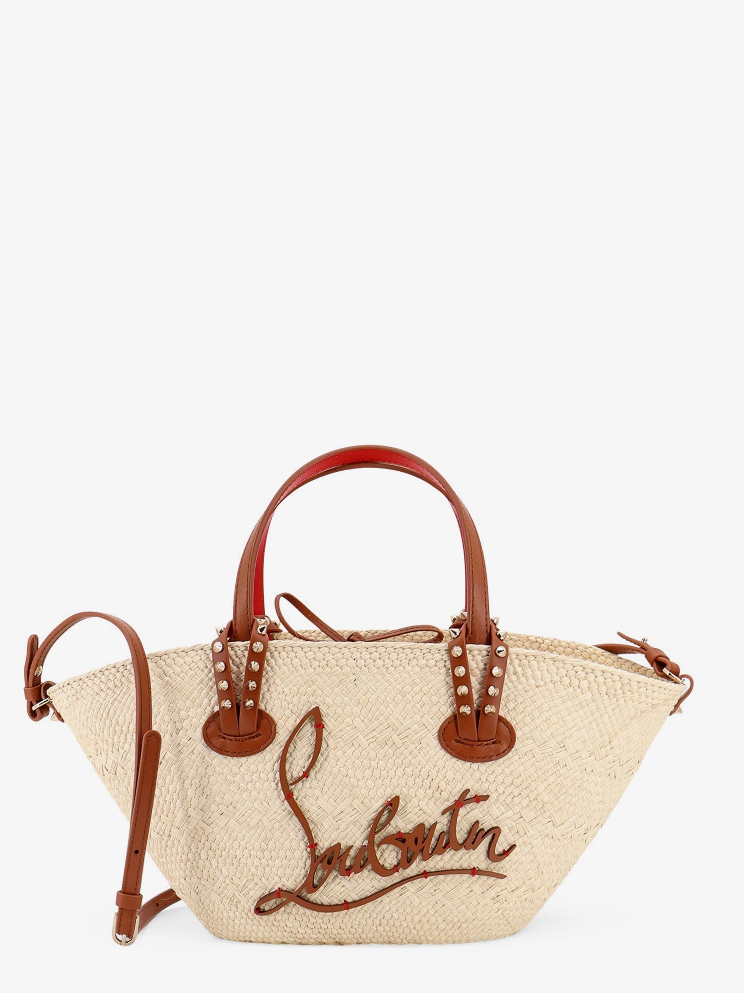 Christian Louboutin Women Cabata Raffia Handbag
