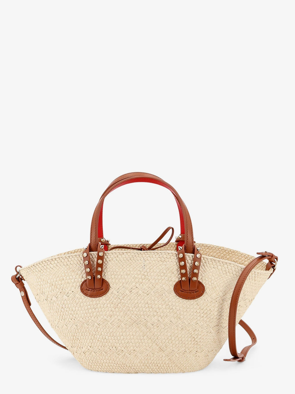 Christian Louboutin Women Cabata Raffia Handbag