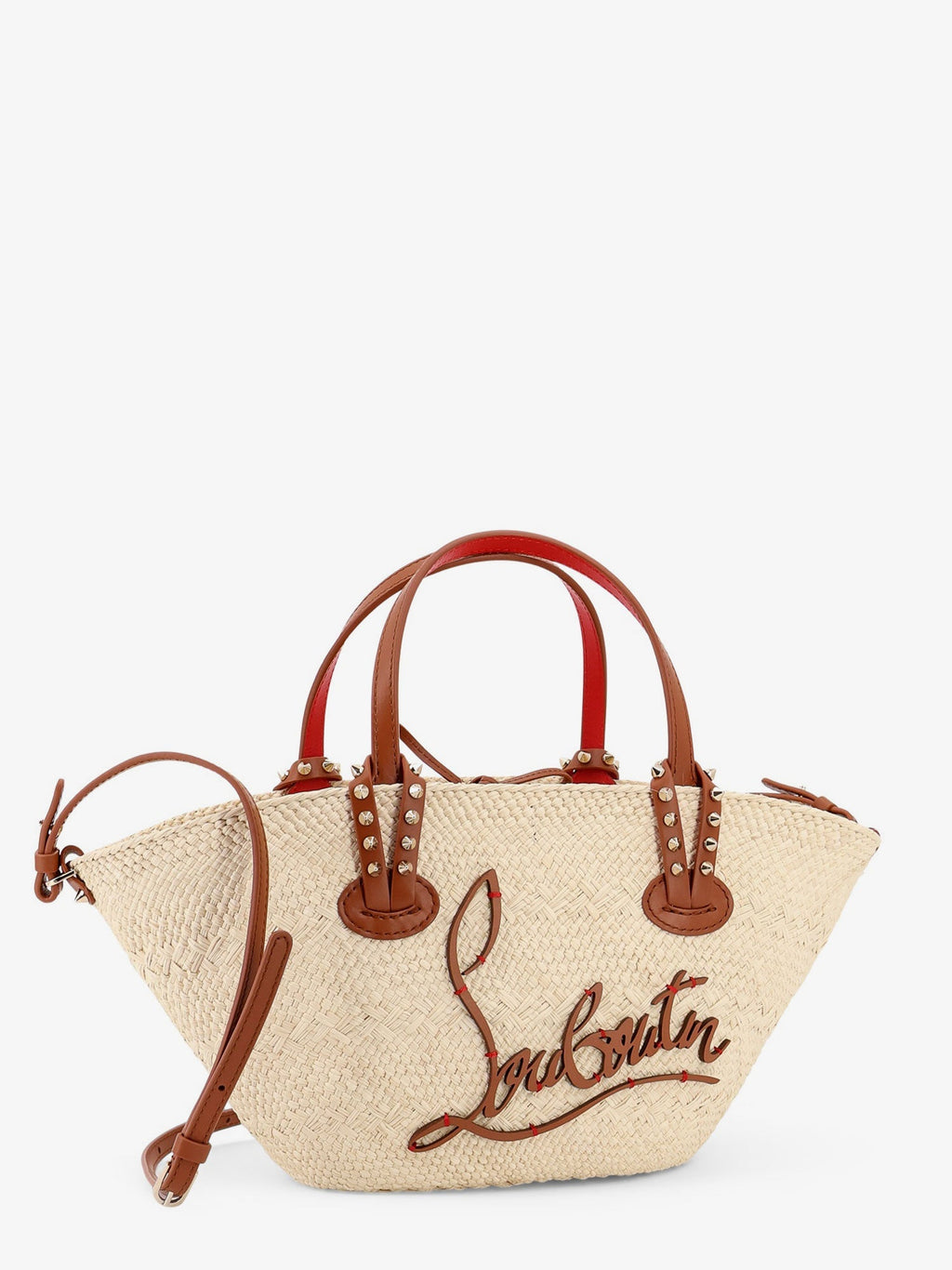 Christian Louboutin Women Cabata Raffia Handbag
