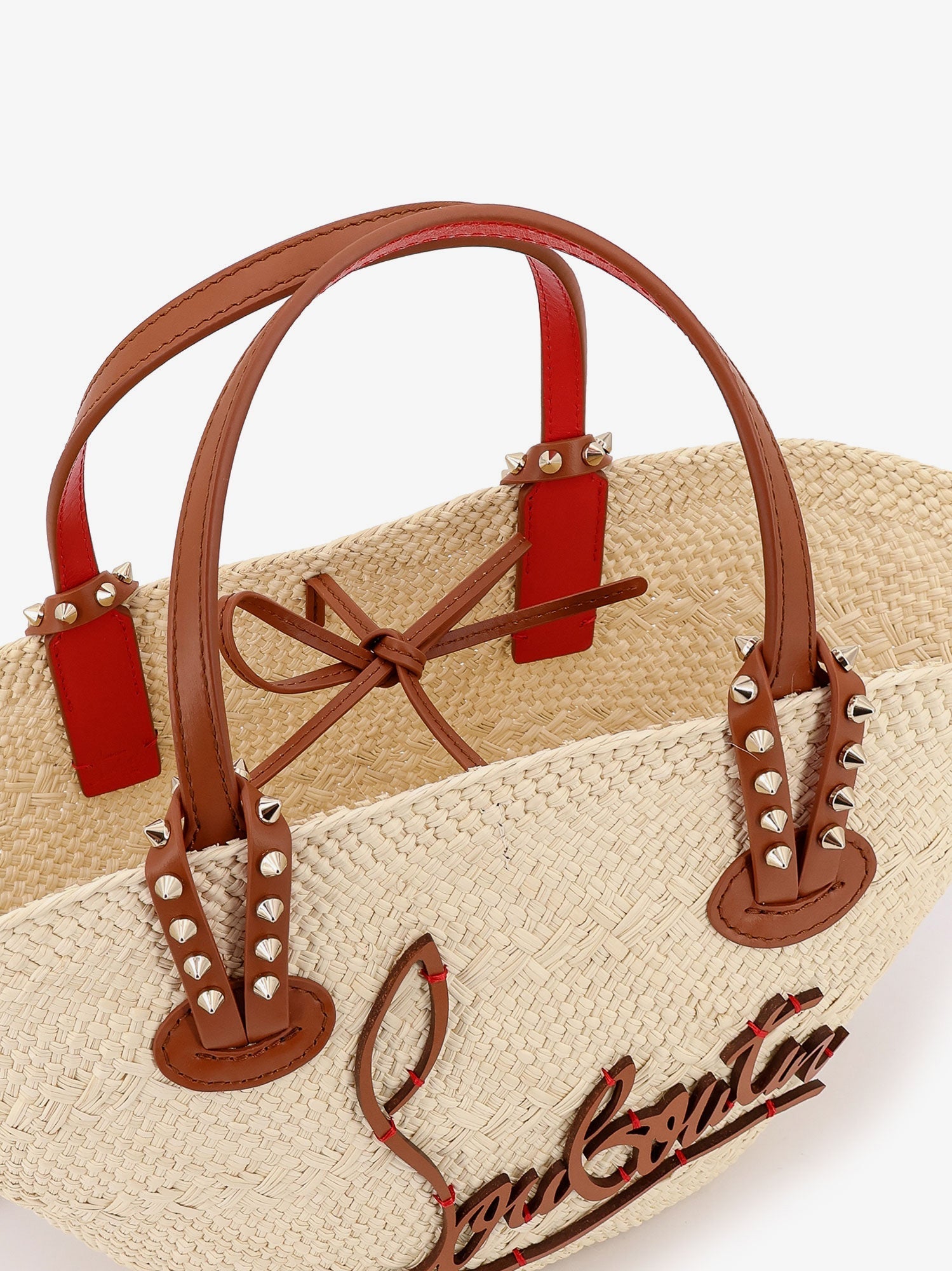 Christian Louboutin Women Cabata Raffia Handbag