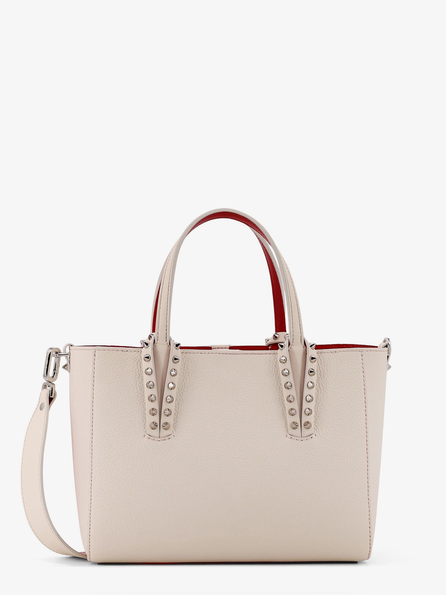 Christian Louboutin Women Cabata Shoulder Bag In Hammered Leather