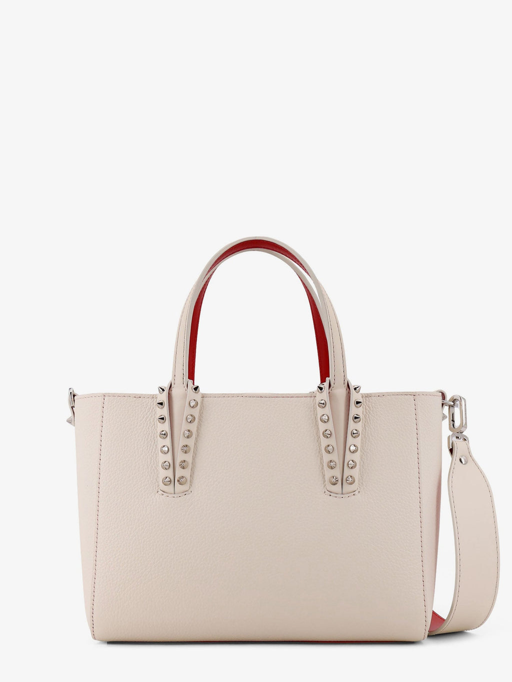 Christian Louboutin Women Cabata Shoulder Bag In Hammered Leather