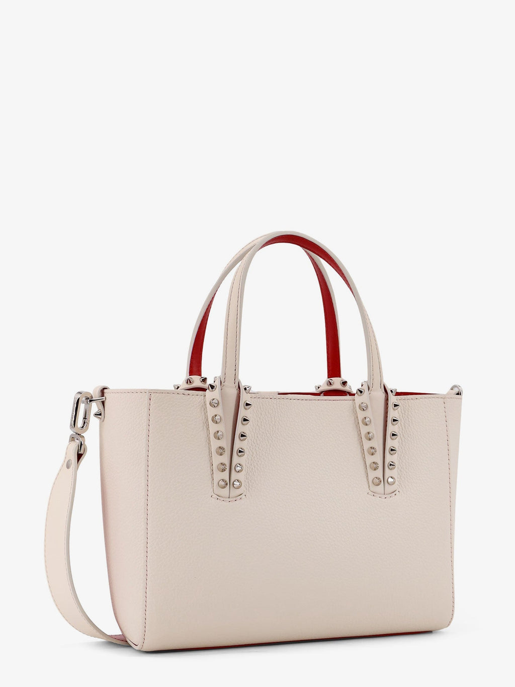 Christian Louboutin Women Cabata Shoulder Bag In Hammered Leather