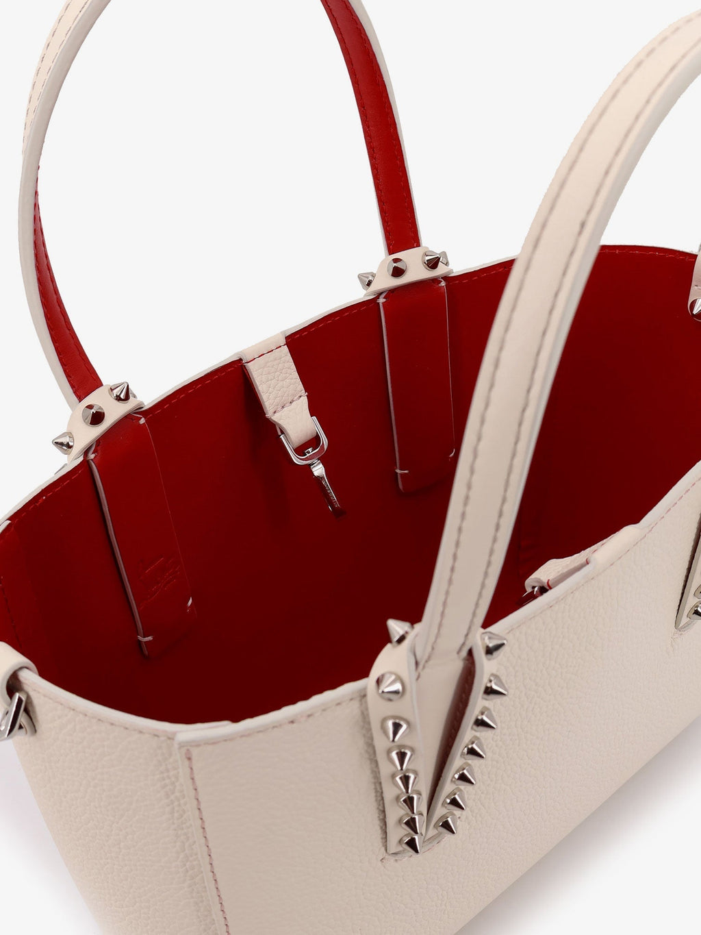 Christian Louboutin Women Cabata Shoulder Bag In Hammered Leather