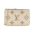 Louis Vuitton Pochette Double Zip Monogram Empreinte Shoulder Bag