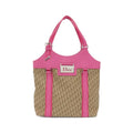 Christian Dior Canvas Leather Shoulder Bag