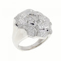 Chanel Sous le Signe du Lion 750 White Gold Diamond Ring