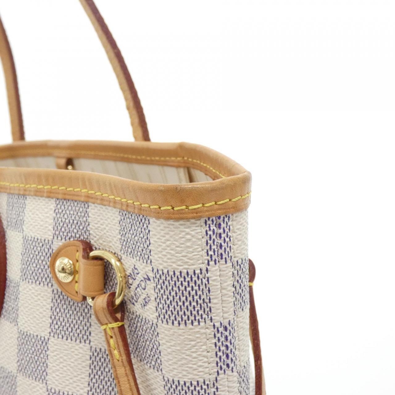 Louis Vuitton Neverfull Damier Azur Tote Bag