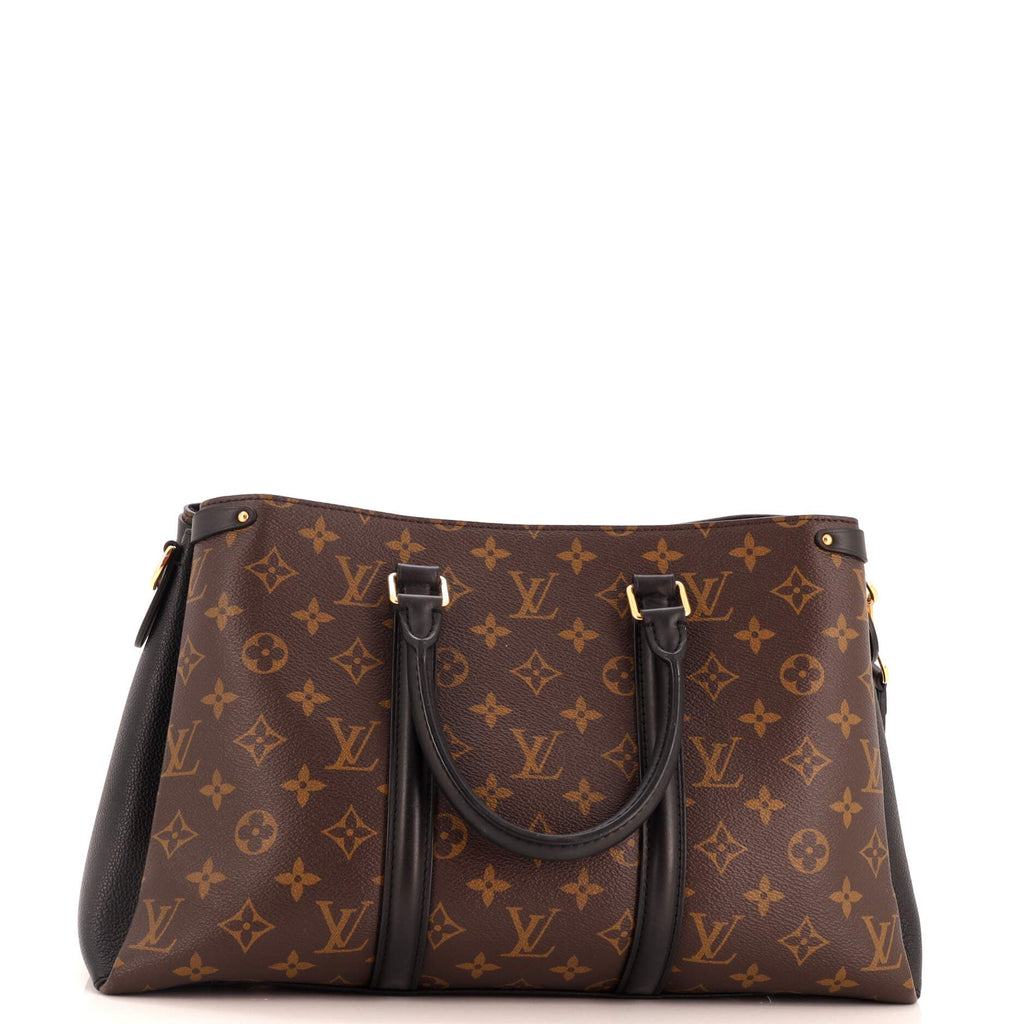 Louis Vuitton Soufflot Tote Monogram Canvas with Leather MM