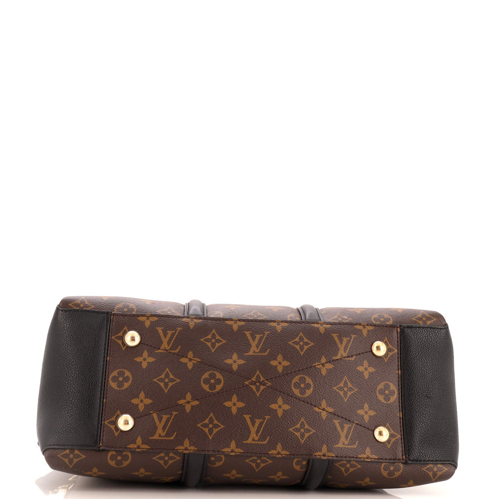 Louis Vuitton Soufflot Tote Monogram Canvas with Leather MM