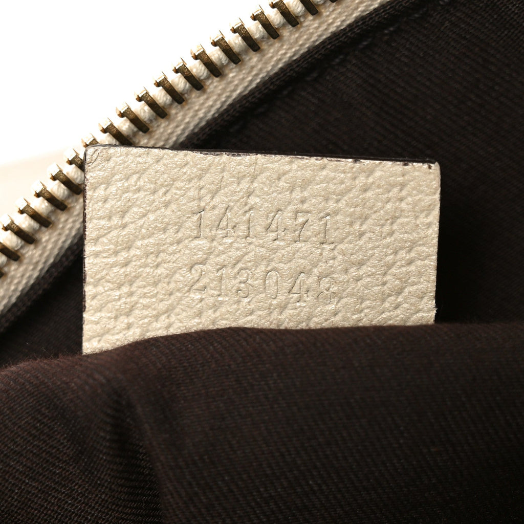 Monogram Small Abbey Tote Off White