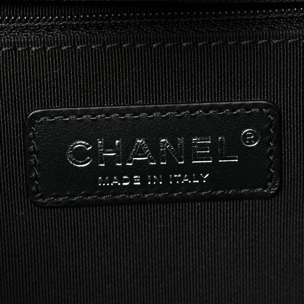 Caviar Quilted My Everything Large Shopping Tote Black