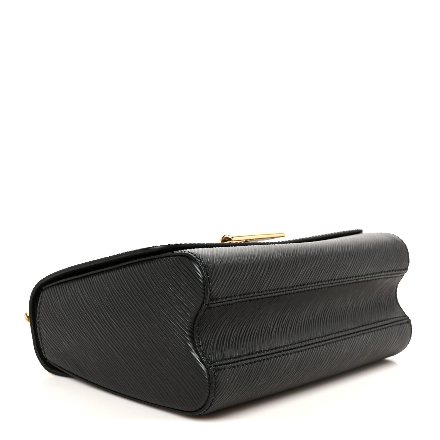 Epi Twist Braided Strap Shoulder Bag MM Black