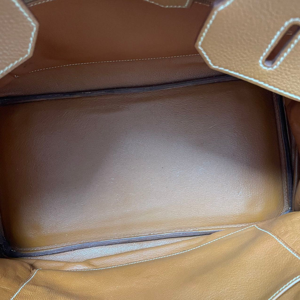 Hermes Birkin 35 Togo Golden Bag 2000