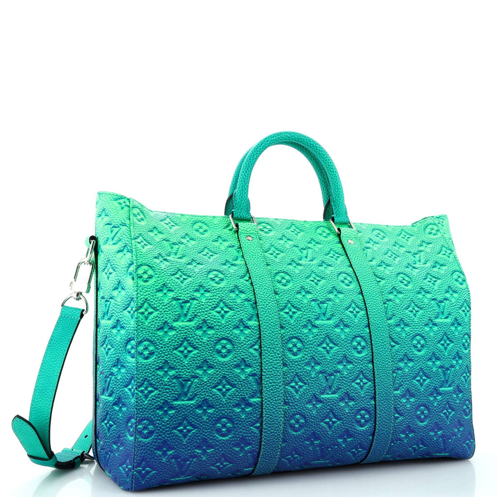 Louis Vuitton Keepall Tote Limited Edition Illusion Monogram Taurillon Leather