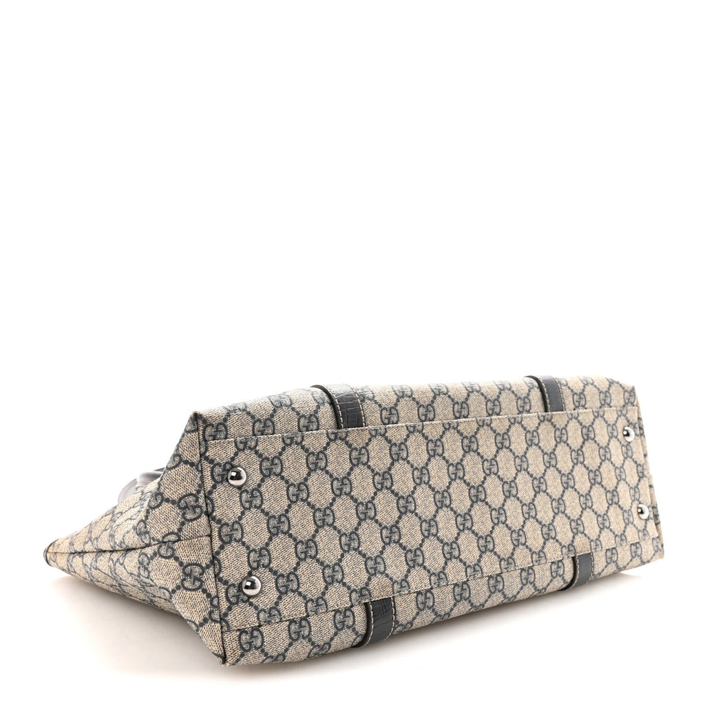 GG Plus Monogram Medium Joy Tote Navy