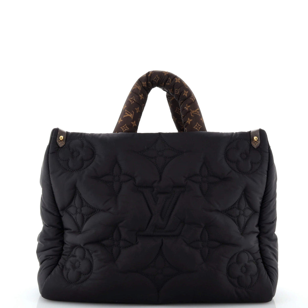 Louis Vuitton Pillow OnTheGo Tote Monogram Quilted Econyl Nylon MM