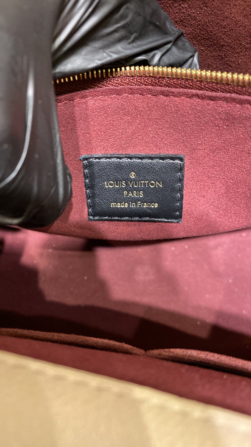 Louis Vuitton On My Side Tote Monogram Tuffetage Leather MM