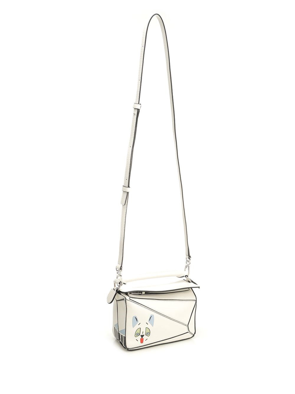 Loewe Women Mini "Puzzle Futurist Cat" Bag