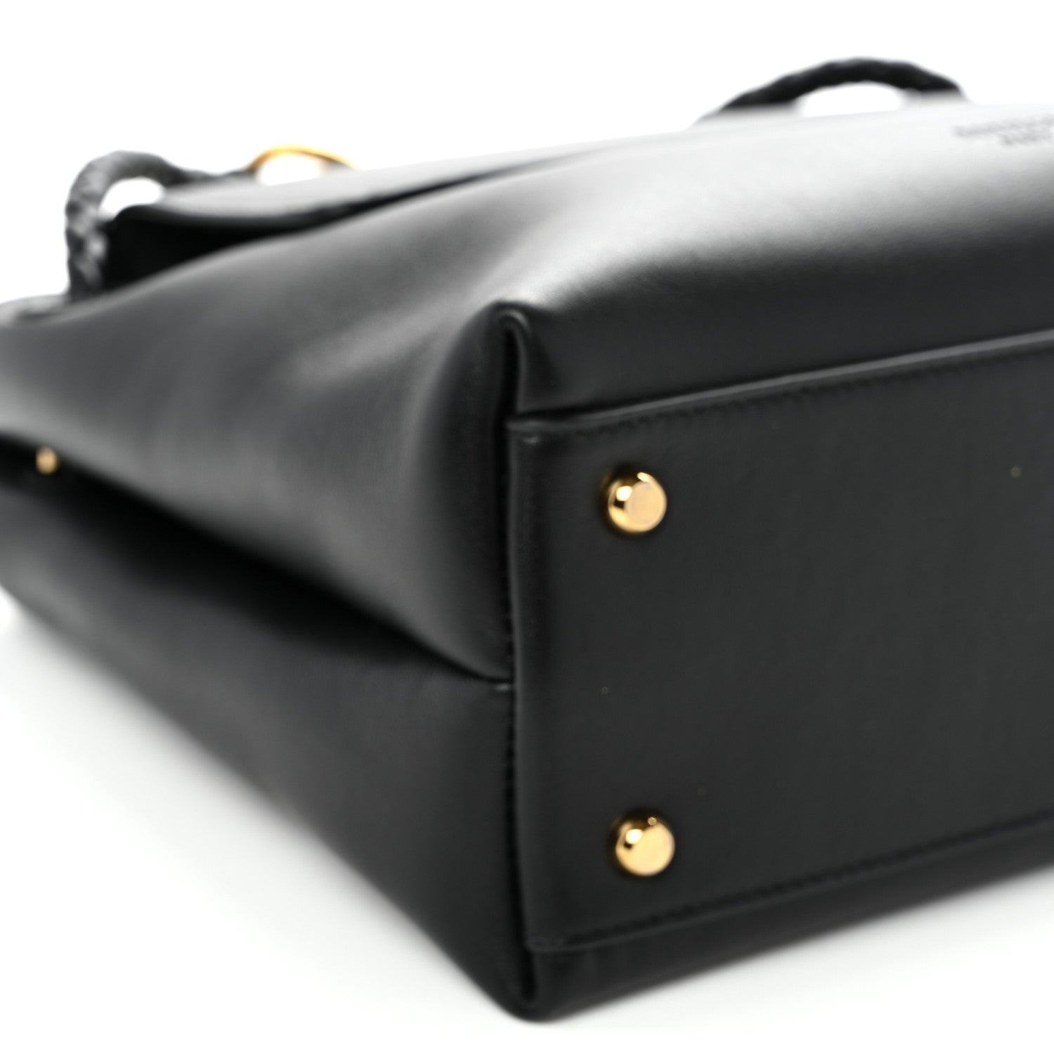 Silky Calfskin Small Ciao Ciao Black