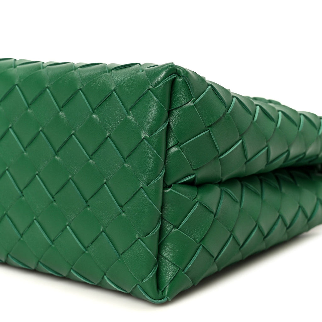 Nappa Intrecciato Small Andiamo Shoulder Bag Jungle