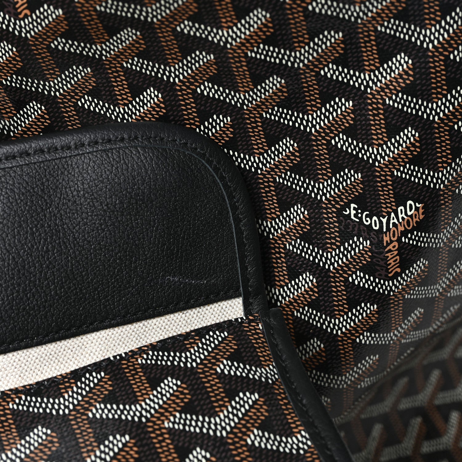 Goyardine Saint Louis GM Black