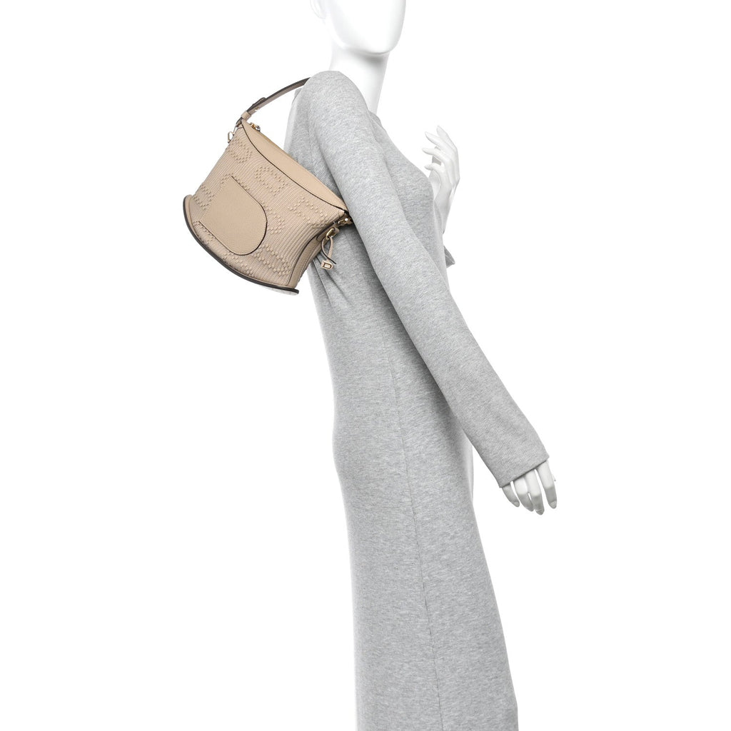 Taurillon Soft Woven D Motif Pin Swing Sirocco