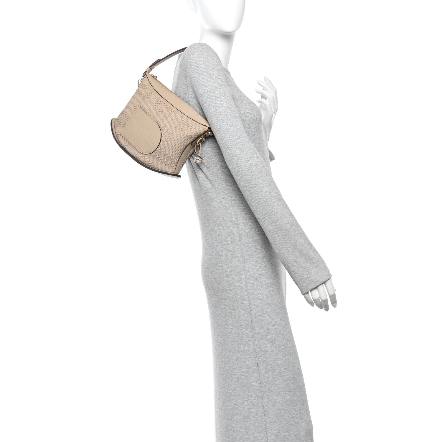Taurillon Soft Woven D Motif Pin Swing Sirocco