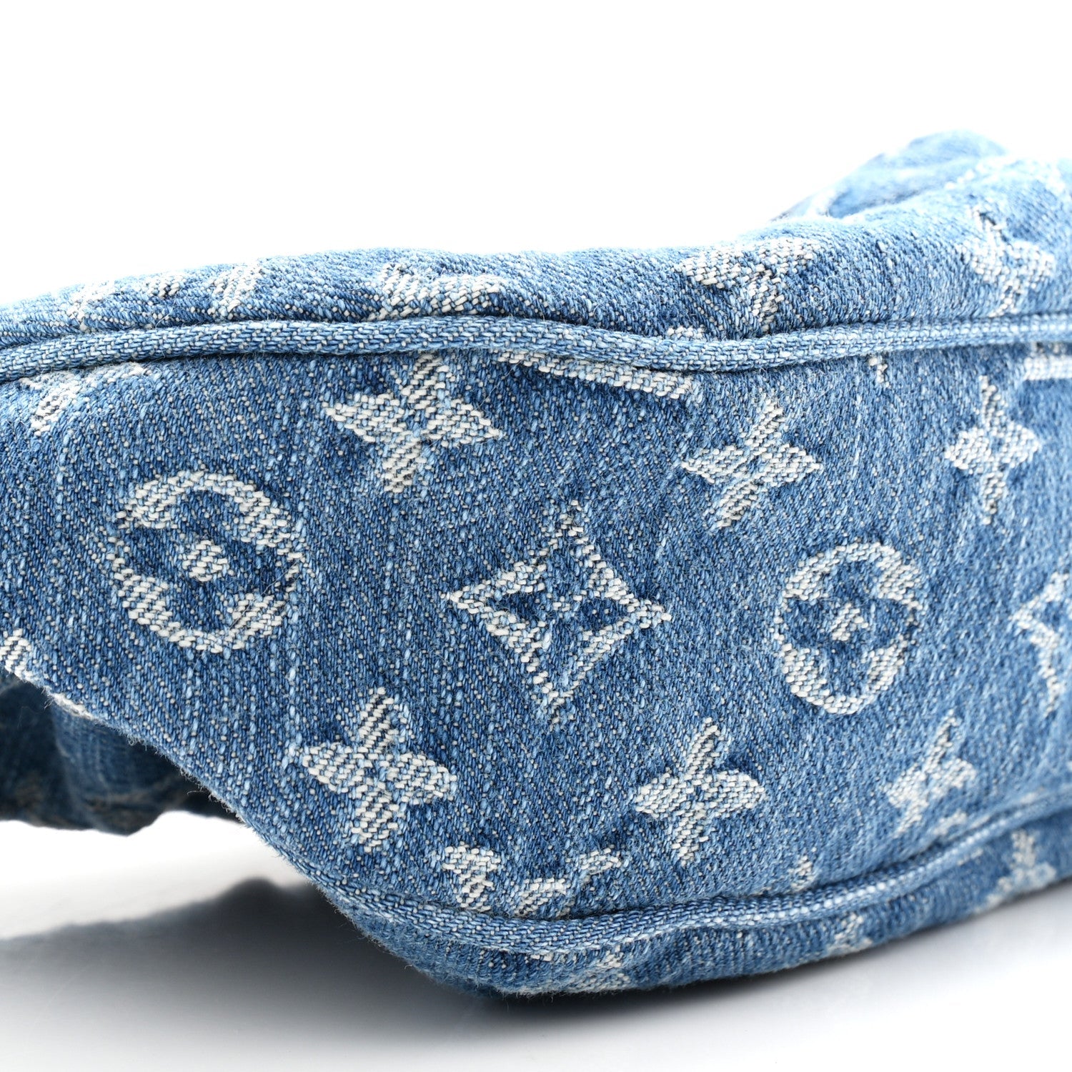 Monogram Denim Pochette Valley Blue