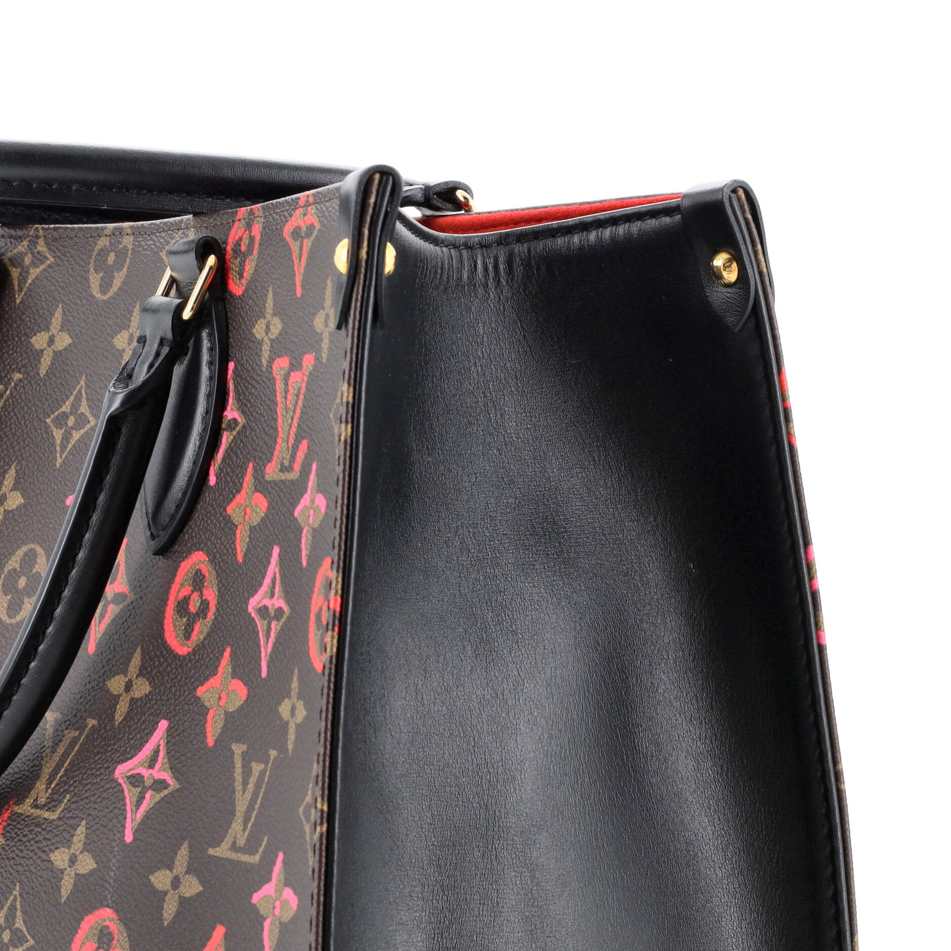 Louis Vuitton OnTheGo Tote Limited Edition Fall in Love Monogram Canvas MM