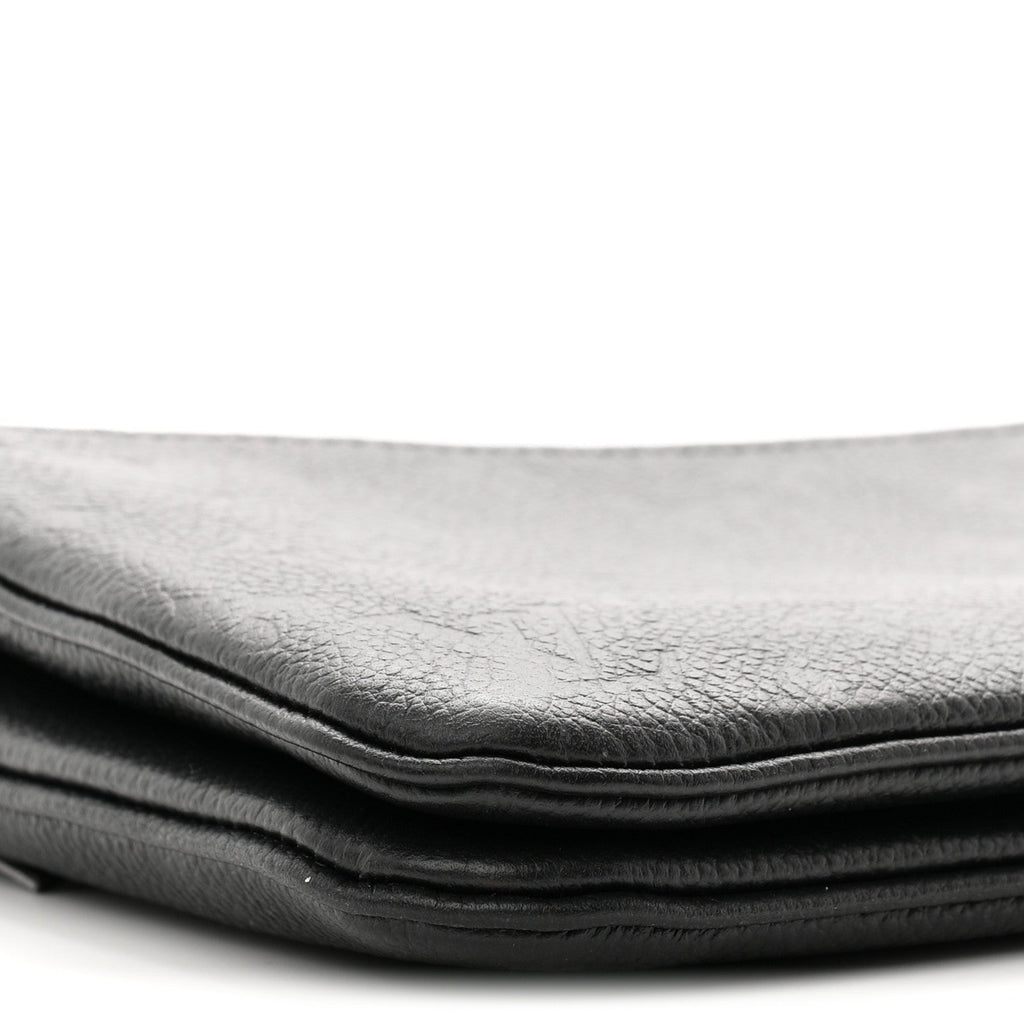 Empreinte Double Zip Pochette Black
