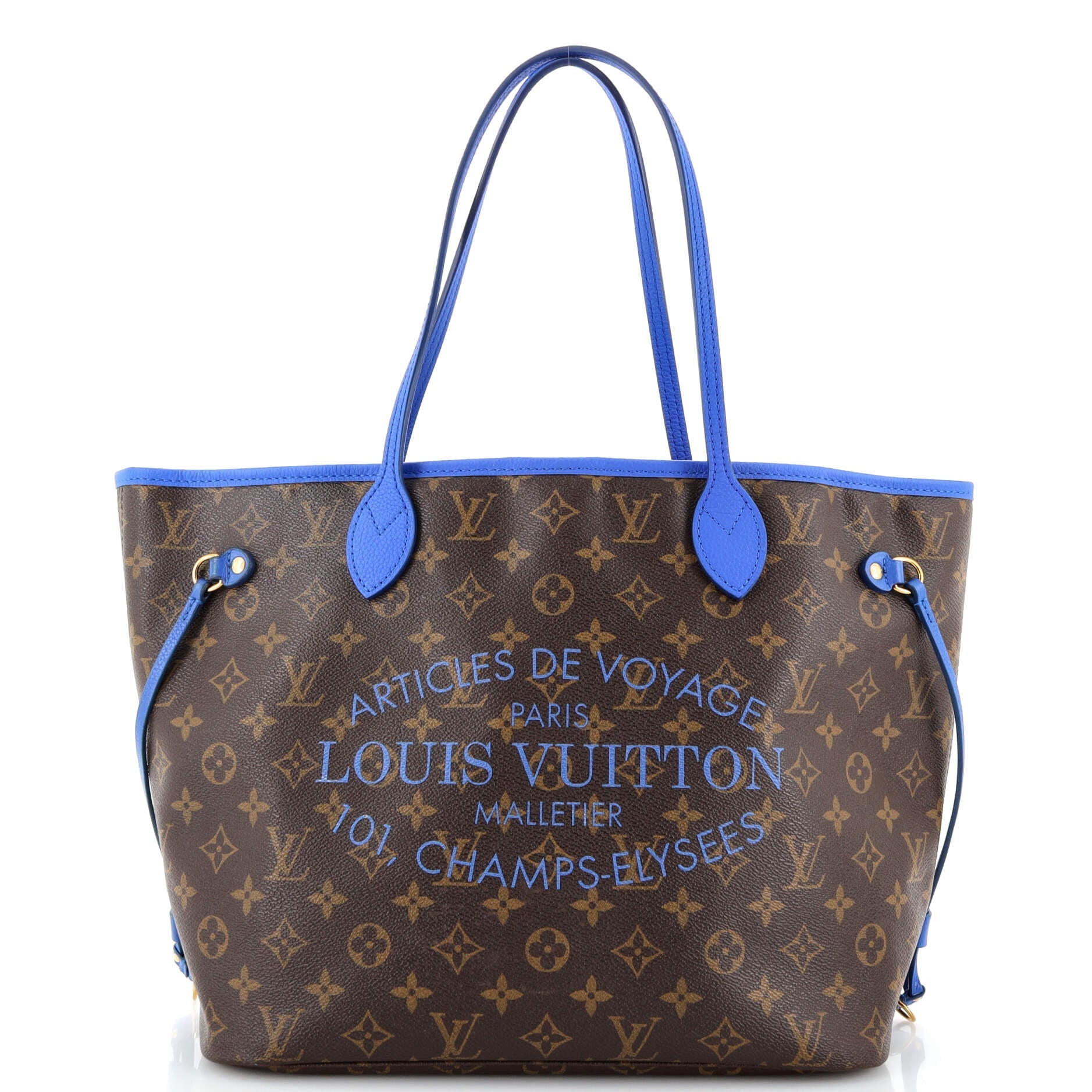 Louis Vuitton Neverfull Tote Limited Edition Ikat Monogram Canvas MM