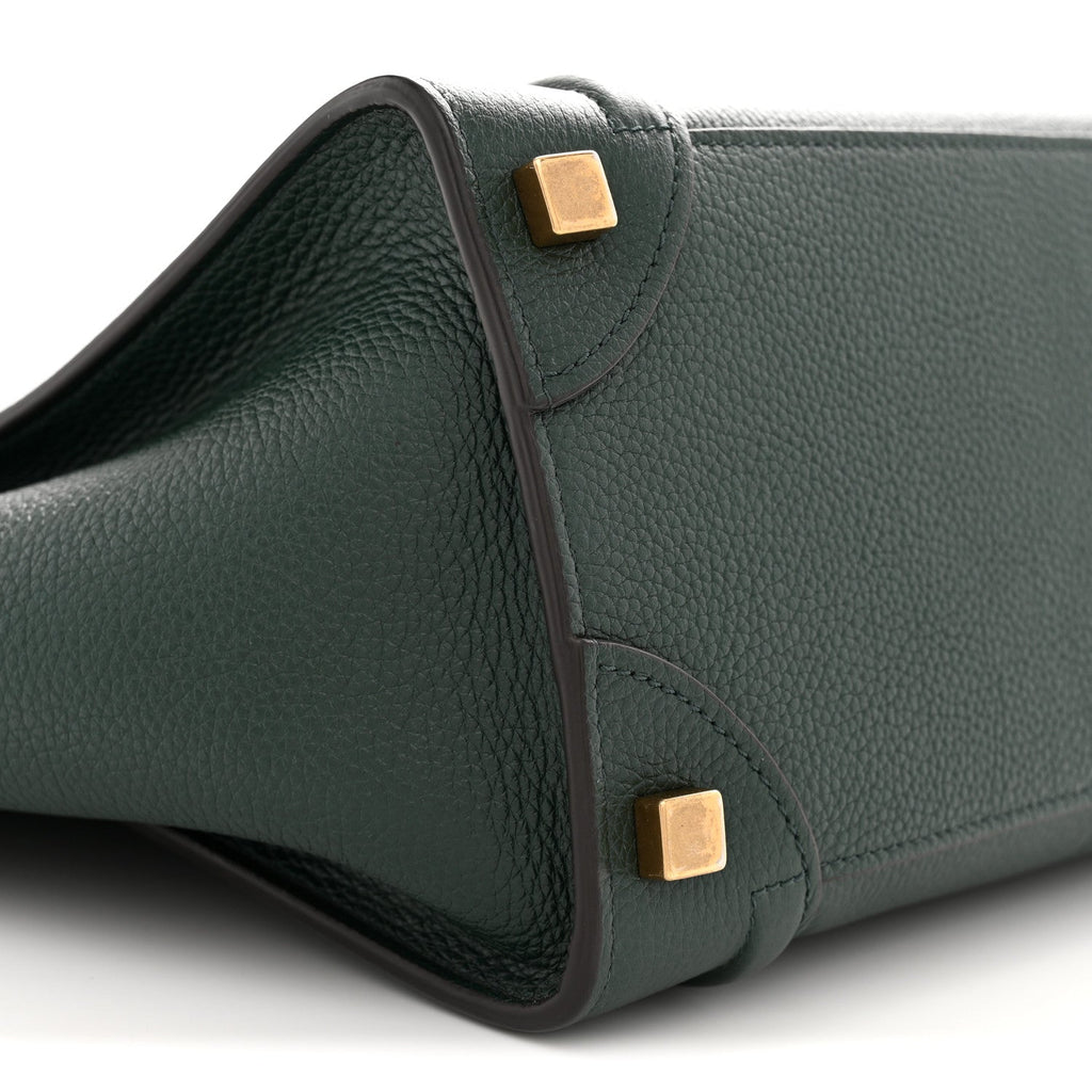 Drummed Calfskin Micro Luggage Amazone