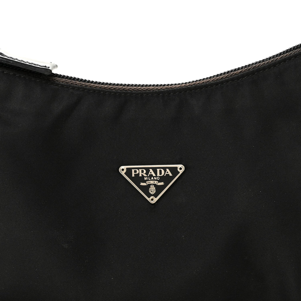 Tessuto Nylon Sport Mini Shoulder Bag Black
