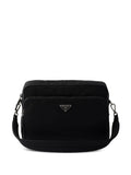 Prada Men Logo-Plaque Nylon Messenger Bag
