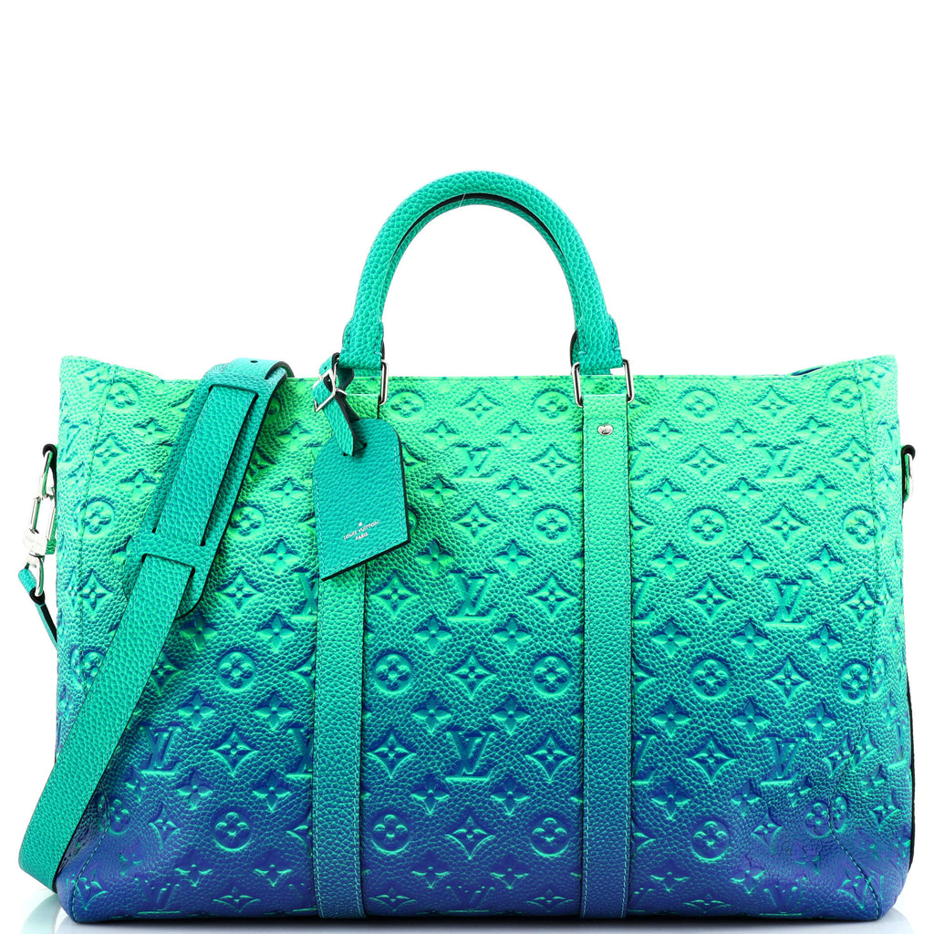 Louis Vuitton Keepall Tote Limited Edition Illusion Monogram Taurillon Leather