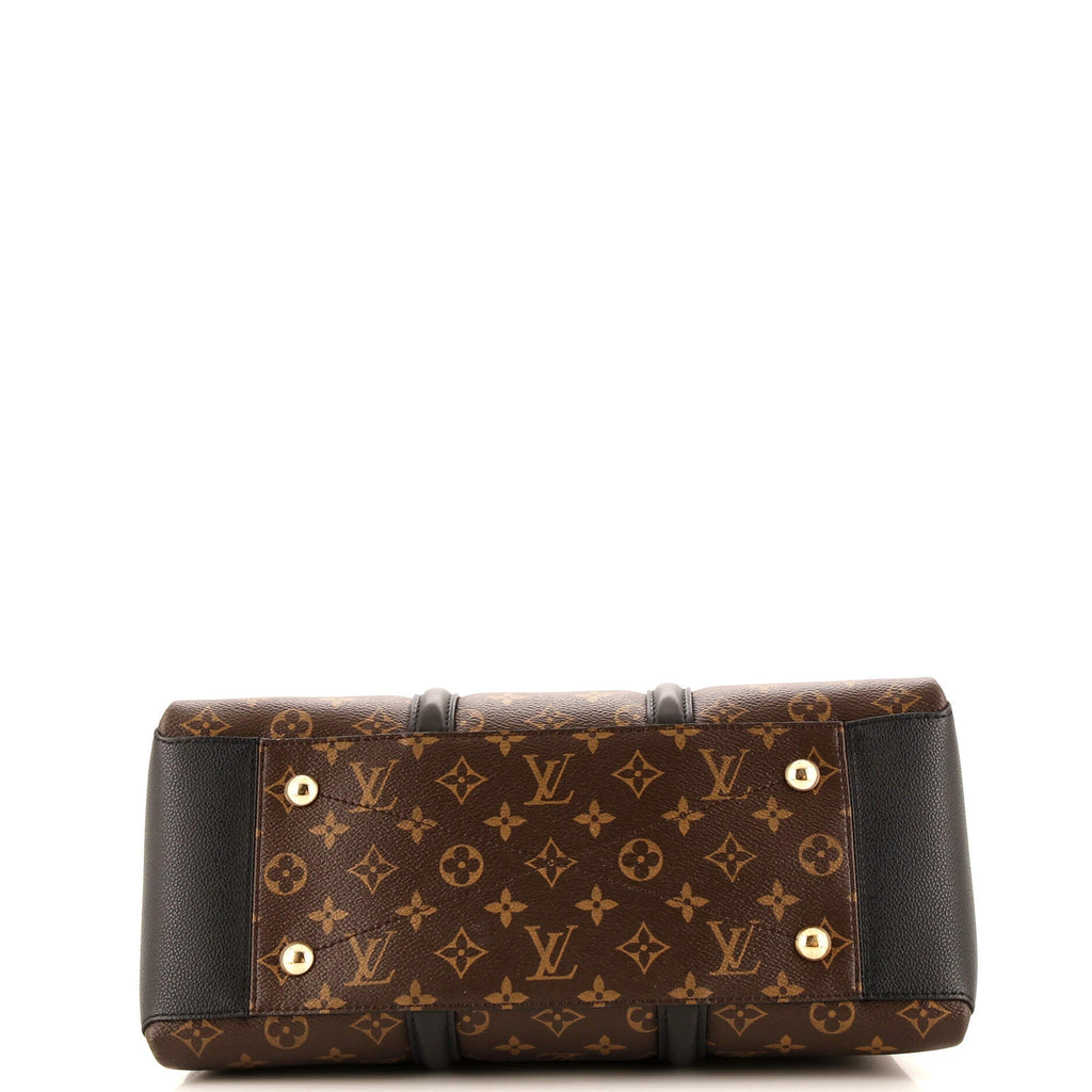 Louis Vuitton Soufflot Tote Monogram Canvas with Leather MM