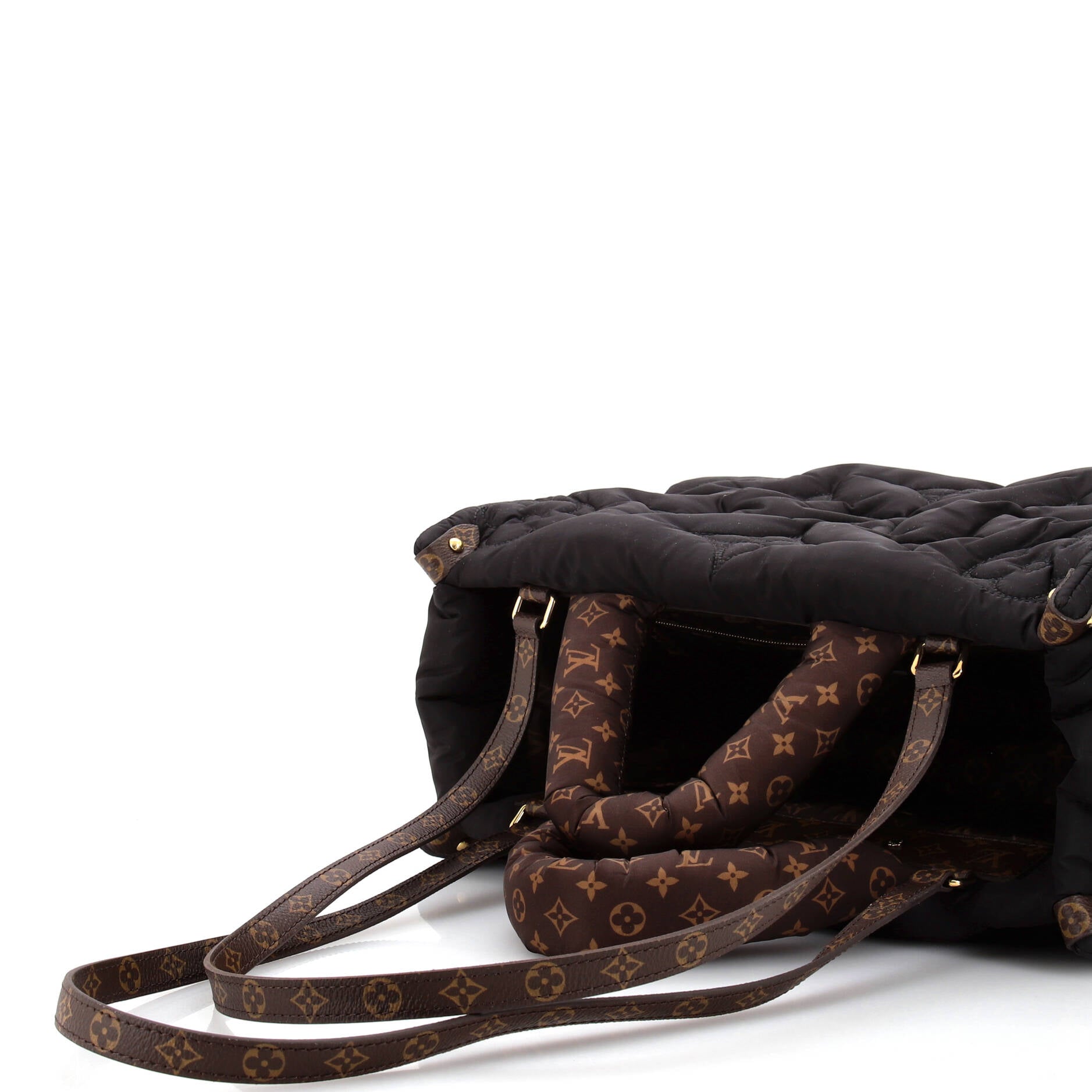 Louis Vuitton Pillow OnTheGo Tote Monogram Quilted Econyl Nylon MM