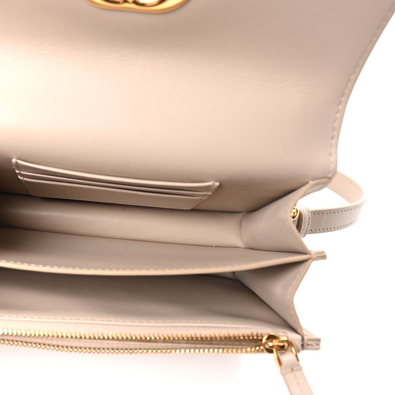 Lambskin Macrocannage Mini Miss Caro Bag Caramel Beige