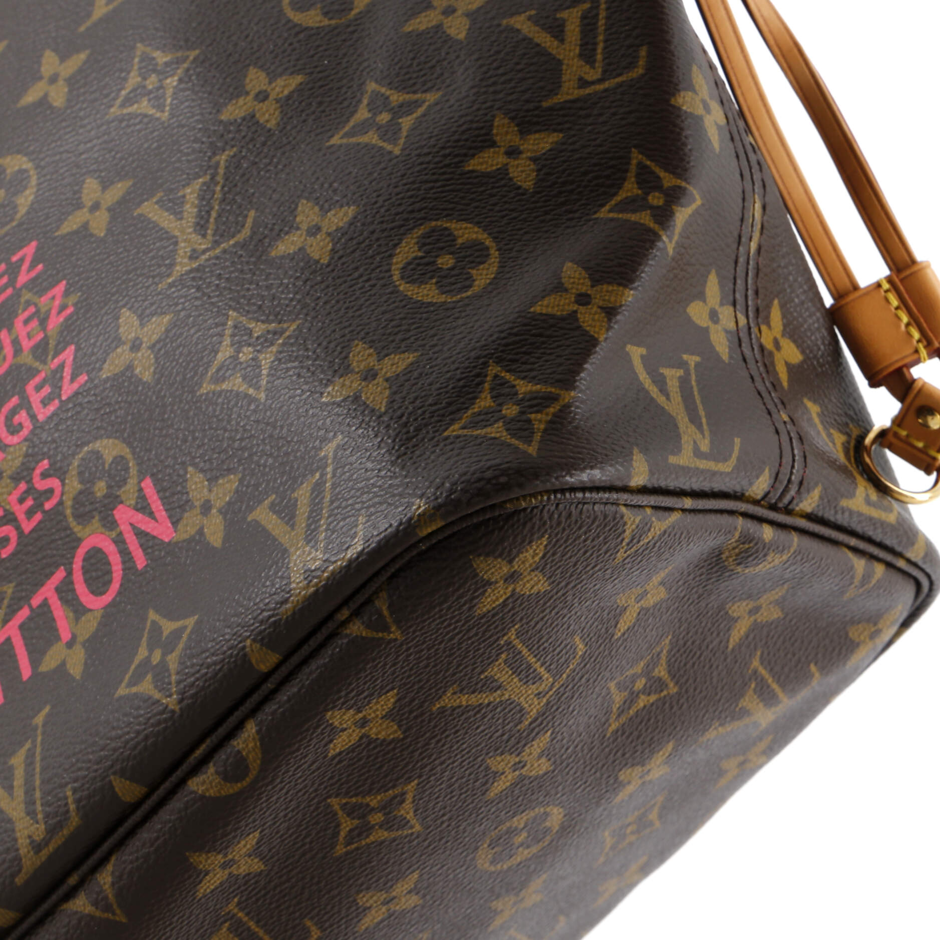 Louis Vuitton Neverfull NM Tote Limited Edition Cities V Monogram Canvas MM