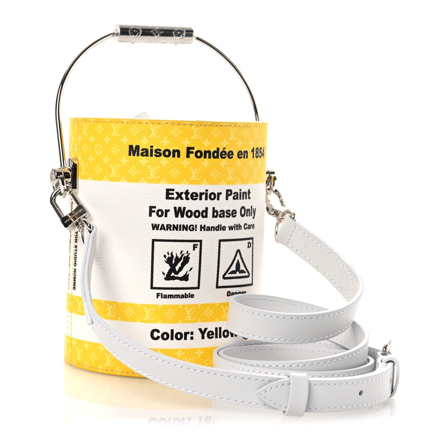 Monogram LV Paint Can Yellow