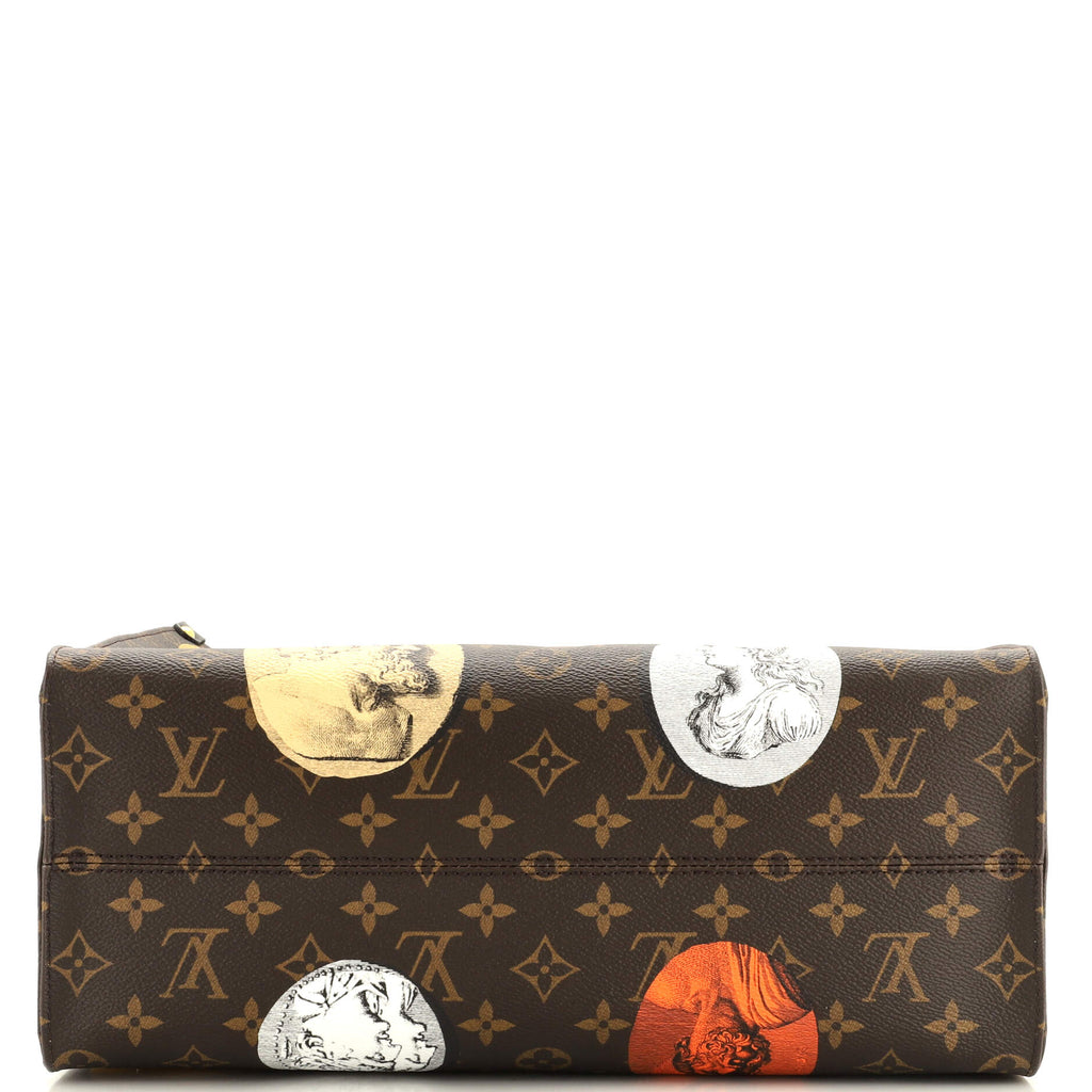 Louis Vuitton OnTheGo Tote Limited Edition Fornasetti Cameo Monogram Canvas MM