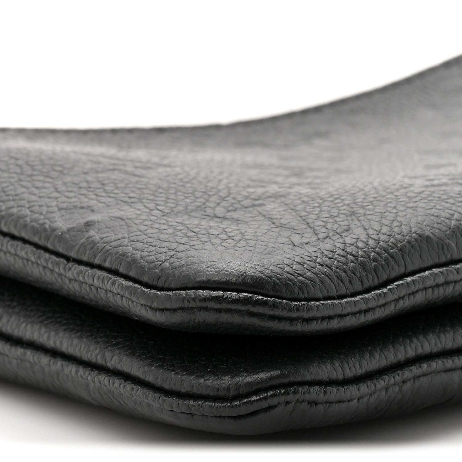 Empreinte Double Zip Pochette Black
