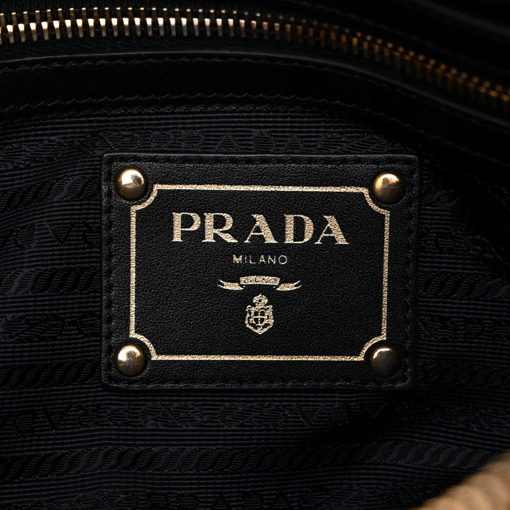 Soft Calfskin Shopping Satchel Black