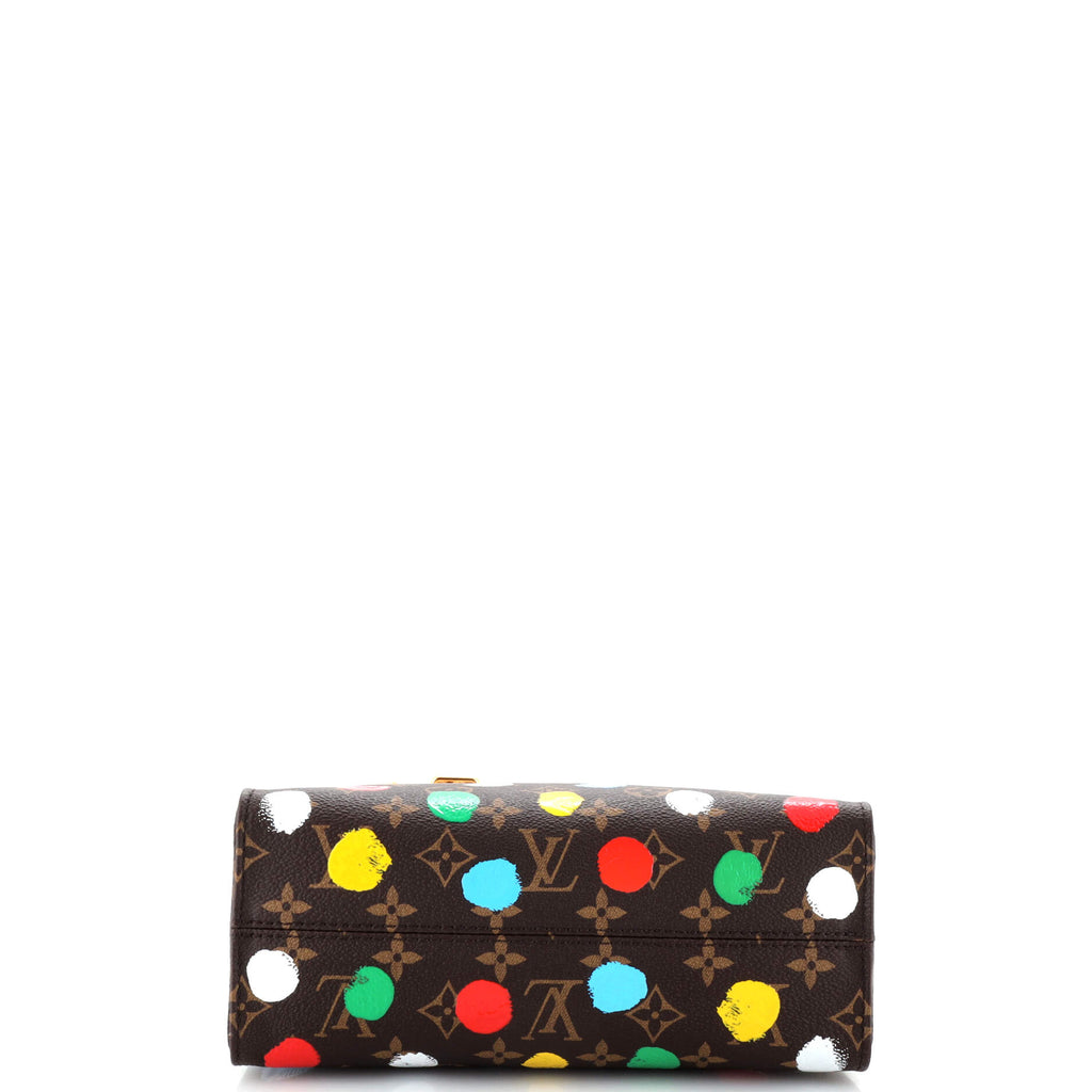 Louis Vuitton OnTheGo Tote Yayoi Kusama Painted Dots Monogram Canvas PM