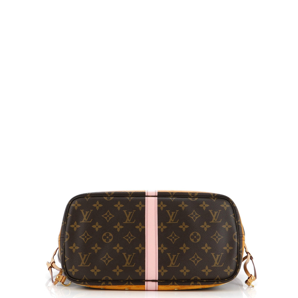 Louis Vuitton Neverfull NM Tote Limited Edition Summer Trunks Monogram Canvas MM